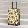 thumbnail image 3 of Wukai Sunflowers and Bees Elastic Luggage Cover: Personalized Protection for Your Suitcase - Fits 19~29-inch, Washable & Durable Travel Companion-, 3 of 8