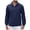 Navy Blue, variant on COOFANDY Long Sleeve Polo Shirts for Men Knit Polo Sweater Lightweight Ribbed Pullover Sweater for Men Casual Collared Shirts for Daily Life, Business and Sports in Autumn and Winter