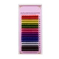 thumbnail image 3 of Colorful Eyelashes Exquisite Soft Comfortable Lightweight Colored False Eye Lashes Faux Eyelashes 0.07D 13mm, 3 of 4