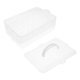 thumbnail image 4 of Bandeja para huevos portátil de 2 capas con tapa Contenedor de huevos apilable transparente para refrigerador para 48 huevos Adecuado para fiestas y días festivos, 4 of 6