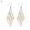 1#, variant on Lady Colorful Multi Layers Hollow Leaf Elegant Hook Earrings Jewelry Decor