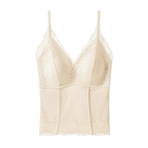 Levmjia Women's Shapewear Corset Vintage Lace Body Shaper with Steel Bones for Waist Solid Color Training Tummy Control Back Lace Up Bustier Top