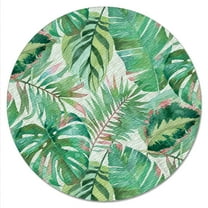 CounterArt Jungle 13" Round Glass Lazy Susan Turntable