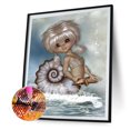 thumbnail image 1 of Cuadros Decorativos Pintura de diamante 5D DIY chica de dibujos animados Taladro redondo completo Cuadro de diamantes de imitación Tmvgtek embutido en tela, 1 of 6