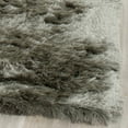 thumbnail image 6 of SAFAVIEH Paris Darwin Plush Polyester Shag Area Rug, Titanium, 5' x 7', 6 of 10