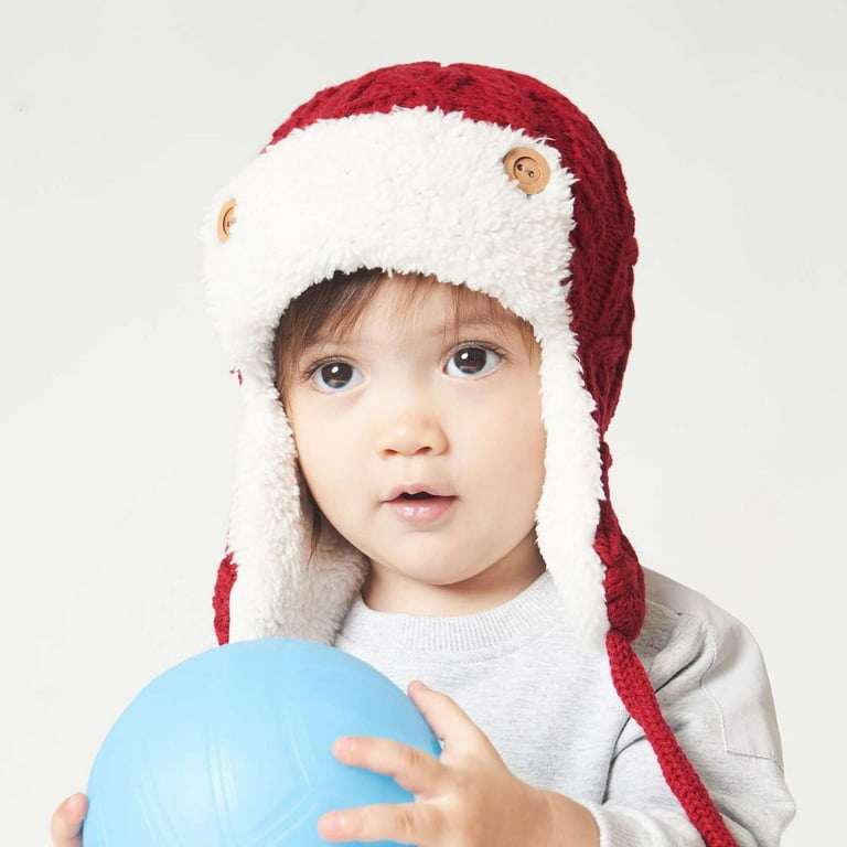 Generic Autumn and Winter Children's Plush Hat Baby Hat Boys and