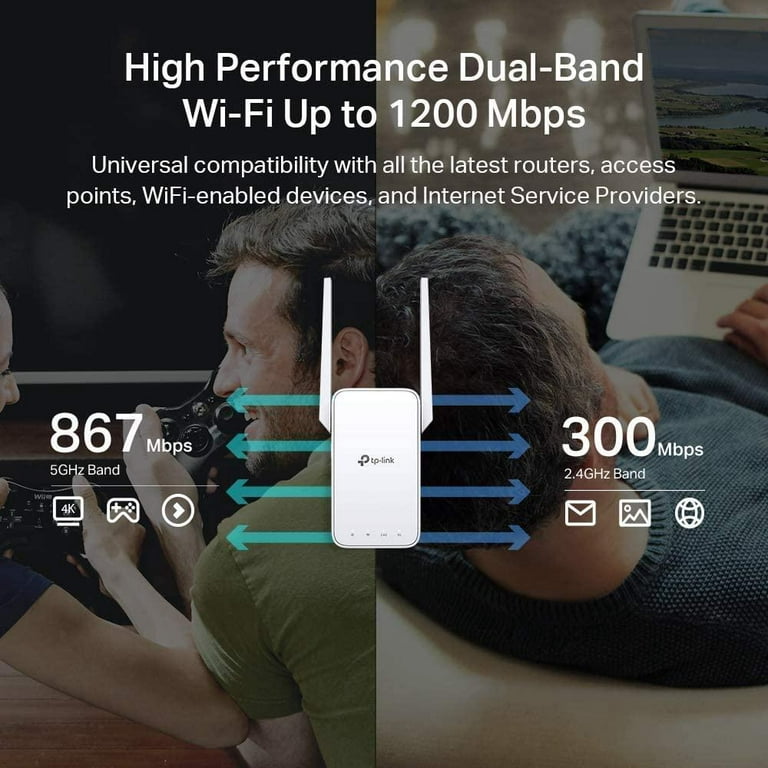 Buy TP-Link AC1200 WiFi Range Extender Up to 1200Mbps Speed Dual Band  Wireless Extender, Repeater, Signal Booster, Access Point Easy Set-Up  Extends Internet Wi-Fi (RE305) Online at Best Prices in India 