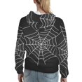 thumbnail image 7 of Haiem A Web With A Spider for Women's Fashion Hoodies & Sweatshirts with Kangaroo Pocket,Hooded Sweatshirt with Eye-catching Drawstrings-Small, 7 of 7
