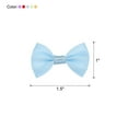 thumbnail image 2 of Uxcell 50Pcs Multicolor Bow Ties 1.5"x1" Mini Bowknot for Crafting Little Satin Bow, 2 of 6