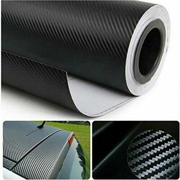 5D Stickers Glossy Carbon Fiber Vinyl Film Car Interior Wrap Auto Accessories