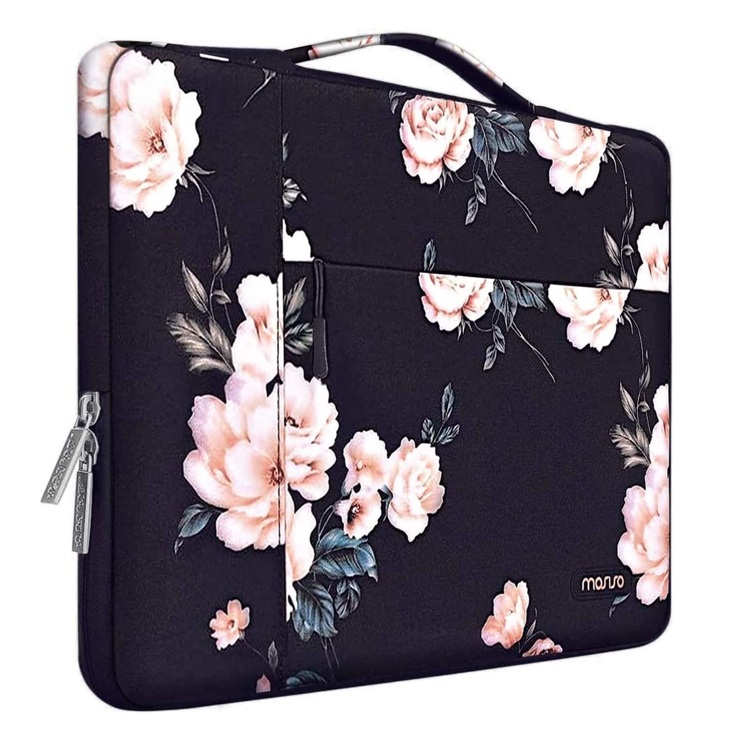 Polyester Multifunctional Carrying Sleeve Case Cover Bag MacBook Pro Notebook Computer Elephant Navy Base MOSISO Laptop Briefcase Handbag Compatible 13-13.3 Inch MacBook Air 