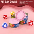 thumbnail image 5 of Clearance Sealing Equipment under $7 Dog Food Can Cover Set Pet Food Can Lids Dishwasher Silicone Pet Can Lids With Spoon Dog Can Cover Cat Can Lids Covers For Dog Cat Food Feeding Can Supplies, 5 of 9