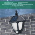 thumbnail image 4 of Lámpara de pared solar para exteriores, control de luz de inducción inteligente, impermeable, resistente a altas temperaturas, decoración de jardín de villa, lámpara de pared para patio al aire libre, 4 of 5