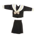 thumbnail image 3 of Ropa de muñeca pulgadas para muñeca de 1/6, traje escolar para niña DZ, ropa de muñeca , vestido, juguete Baoblaze Uniforme escolar de muñeca de 12 pulgadas, 3 of 8