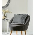 thumbnail image 4 of Ox Bay Hampton Set of 2 Dark Gray/White Striped 18" x 18" Cotton Adult Decorative Feather Filled Pillow Set, 4 of 7