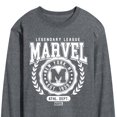 thumbnail image 3 of Marvel - Collegiate - Men's Long Sleeve Graphic T-Shirt, 3 of 5