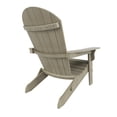 thumbnail image 4 of WestinTrends Tuscany HIPS Outdoor Patio Folding Adirondack Chair, Weathered Gray, 4 of 11