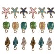 thumbnail image 1 of ADDHAT 39Ud Dijes De Aleación De Estilo Oceánico Para Collares Brazaletes Y Manualidades Decorativas, 1 of 6