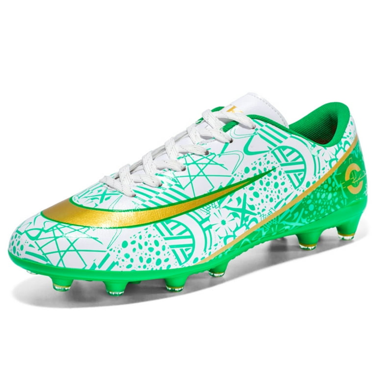 FULORIS Teenager Low Top Football Shoes Men Soccer Trainers Cleats