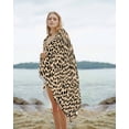 thumbnail image 2 of Black Beige Modern Beach Towels Oversized Super Absorbent, Abstract Art Retro Lightweight Bath Towel Quick Dry Sets For Bathroom/Pool/Rv Camping/Beach Play/Gym Room/Picnic 23"x47", 2 of 8