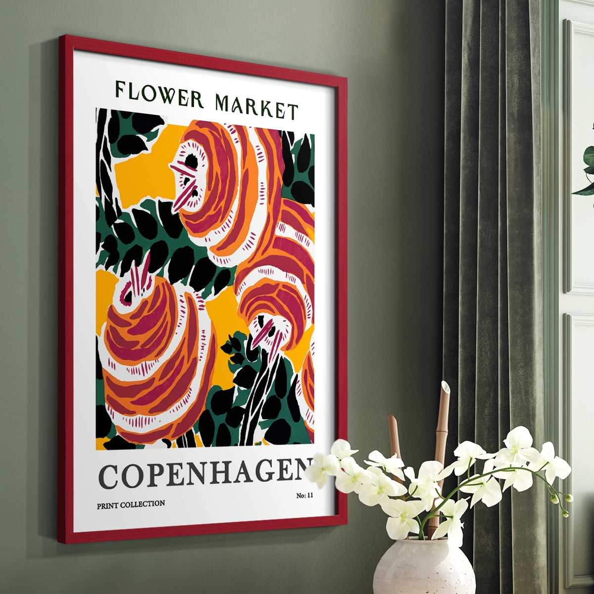 Matisse XXXIII Framed Print - Solid Wood