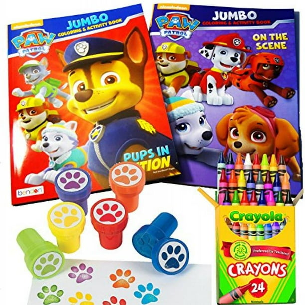 Download Paw Patrol Coloring And Stamper Activity Book Set Walmart Com Walmart Com