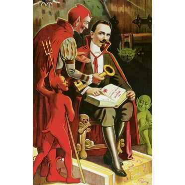 Magic of Doctor Faustus - CANVAS OR FINE PRINT WALL ART