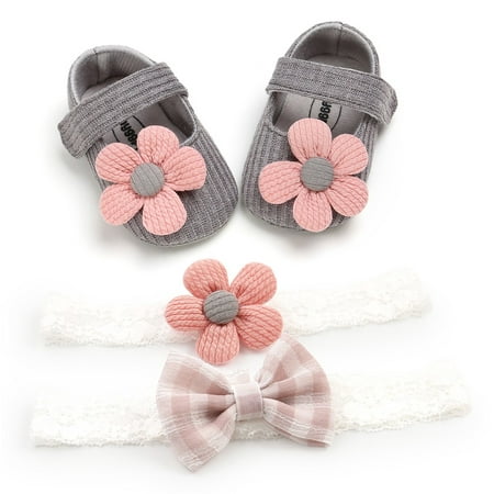 

New Year New You 2022! on Clearance Hesxuno Baby Girls Cute Soft Boots Soft Crib Toddler Boots Kid Shoes with 2Pc Headband Baby Shoes Girl 6-12 Months