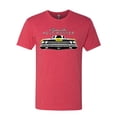 thumbnail image 2 of 1969 Plymouth Road Runner Hot Rod Racing | Mens Cars and Trucks Premium Tri Blend T-Shirt, Vintage Red, 2XL, 2 of 4