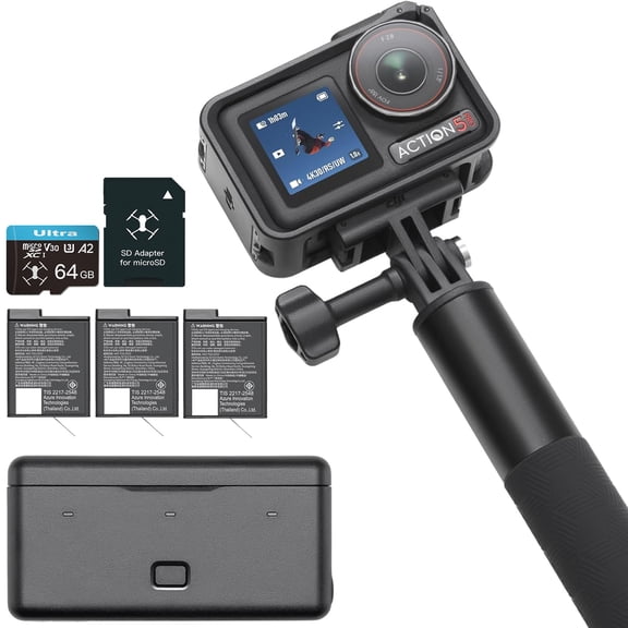Cámara de acción DJI Osmo Action 5 Pro Adventure 4K/120 fps con 64 GB