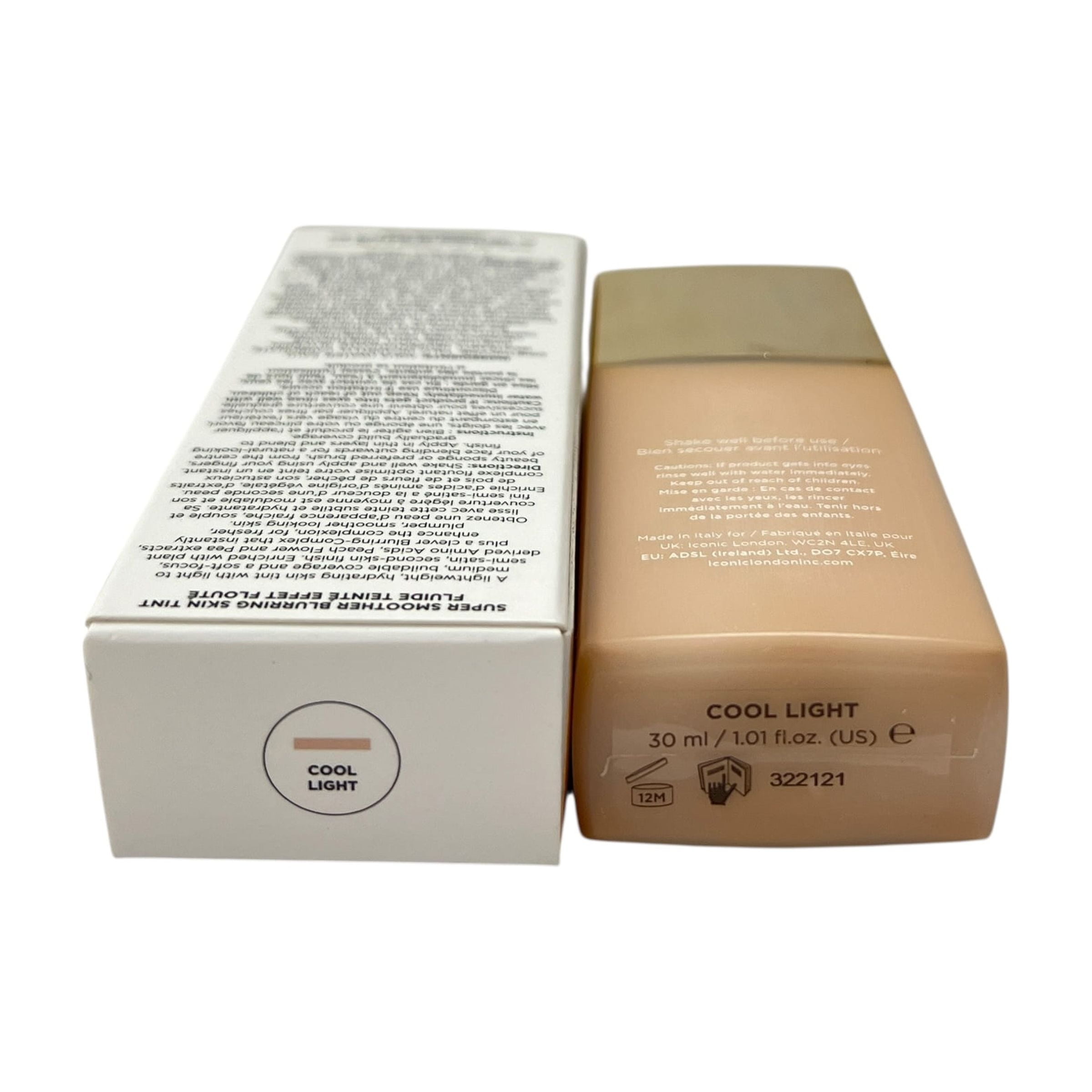 Iconic London Super Smoother Blurring Skin Tint 30ml 1.01 fl oz Cool Light