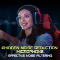 thumbnail image 4 of Siivton Wireless Gaming Headset for PS5/PS4/PC/Switch, 2.4GHz & Bluetooth 5.3 USB Headphones with Microphone, Ergonomic Design (Black), 4 of 8