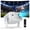 PT10-White, variant on Huidun PT10 Smart Projector,Portable 1080P FHD Mini Projector with WiFi 6 & Bluetooth,Auto Focus & Keystone Correction,4K Supported Home Theater Movie Projector for Bedroom,Outdoor & Gaming