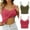 Orange, variant on Luowei Women's Solid Color Camisole Top with Built-In Bra - Comfortable & Supportive Two-Layer Vest, Ag, XL