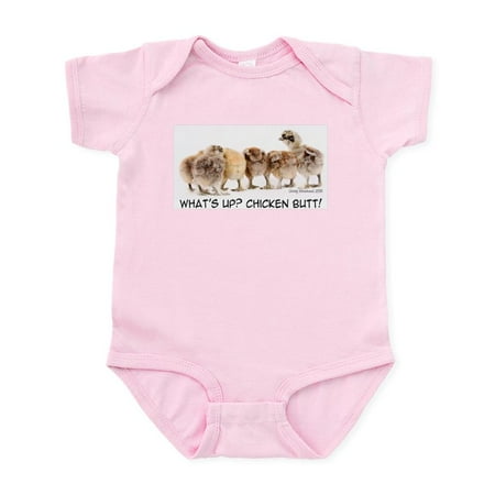 

CafePress - What s Up Chicken Butt! Infant Bodysuit - Baby Light Bodysuit Size Newborn - 24 Months