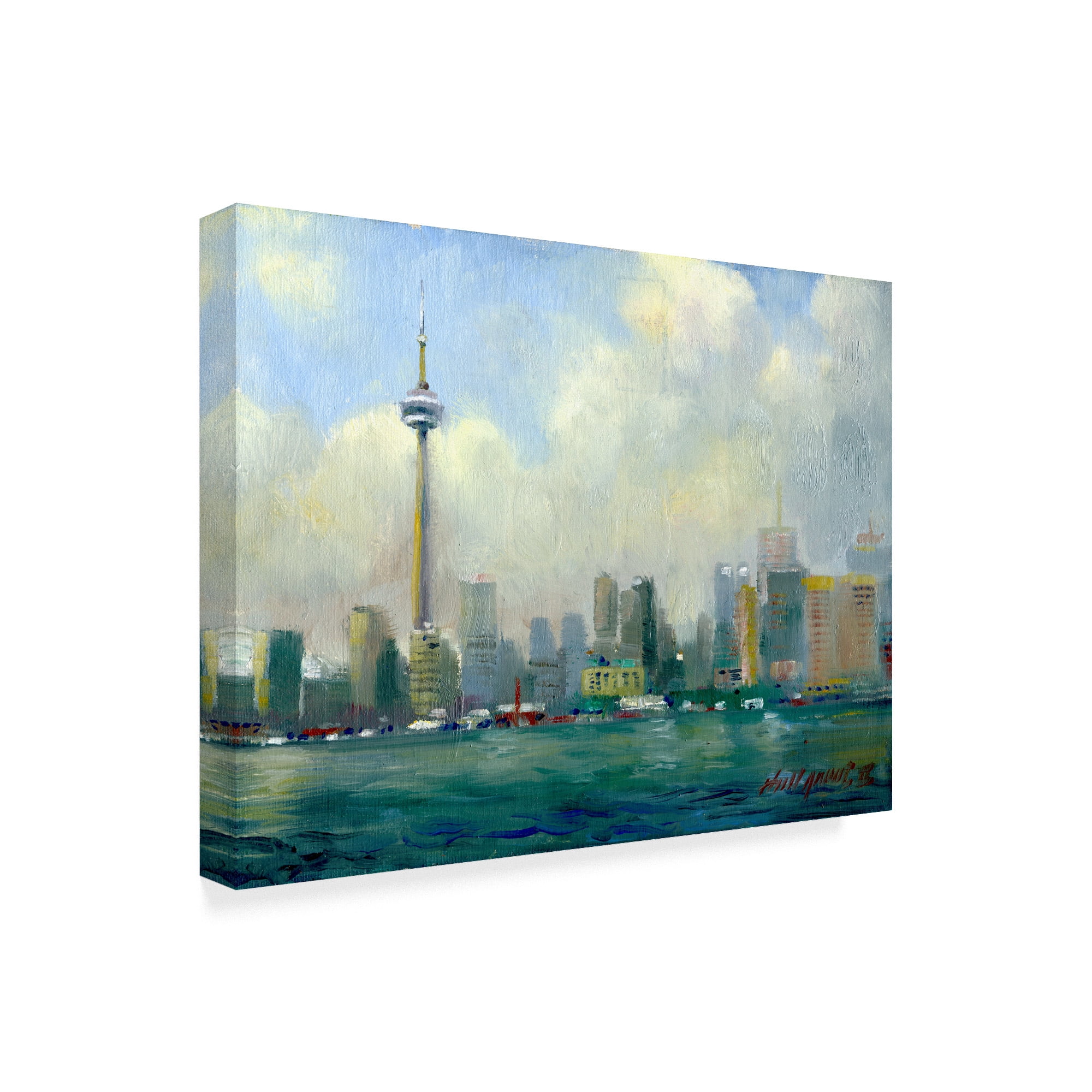 Trademark Fine Art 'Cn Tower, Toronto' Canvas Art by Hall Groat Ii