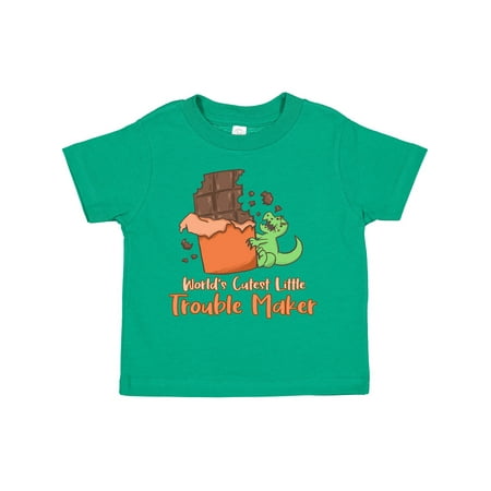 

Inktastic World s Cutest Trouble Maker Gift Toddler Boy or Toddler Girl T-Shirt