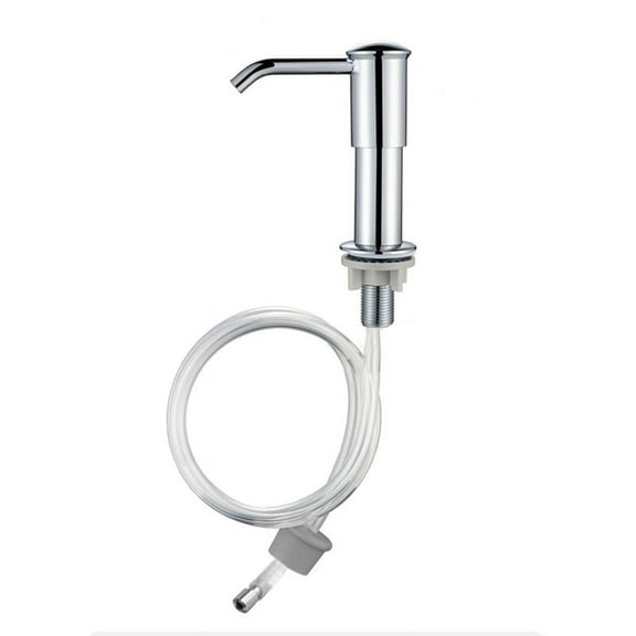 Soap Dispenser for Kitchen Sink and Extension Tube Kit, 40Inch Silicone Tube Connect to the Soap Bottle Directly