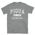 thumbnail image 1 of Piqua Kansas Classic Established Men's Cotton T-Shirt, 1 of 1