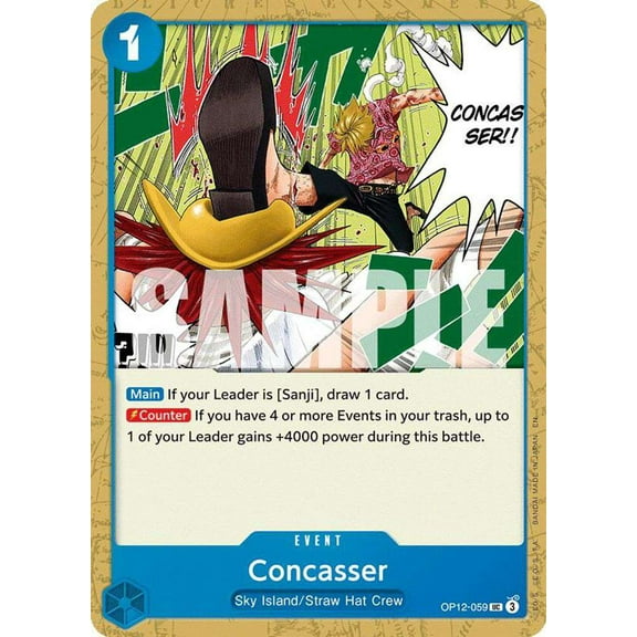 One Piece Legacy of the Master Uncommon Concasser OP12-059