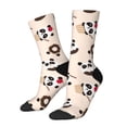 thumbnail image 1 of Fotbe Panda Ice Creams Donuts Calcetas Largas con Estampado para Hombre y Mujer – Calcetas de Compresión Transpirables y Elásticas, Viajar y Uso Diario Talla 5-11, 1 of 6