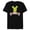 Black, variant on Disney Mickey Mouse Sitting Down Retro Pop Art - Short Sleeve Blended T-Shirt for Adults - Customized-Yellow