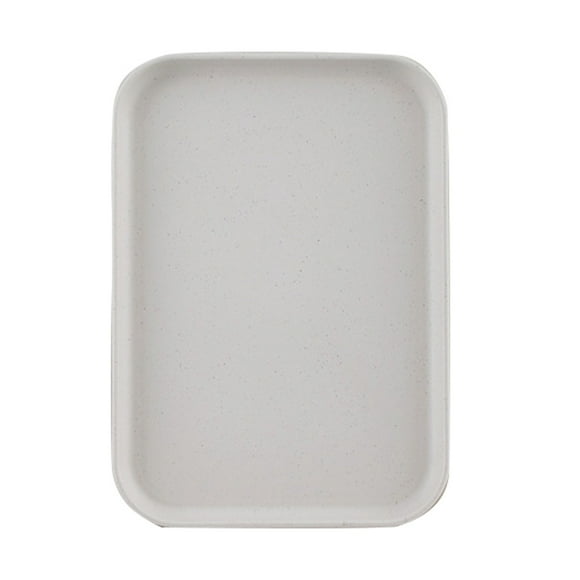 Plateau cuisine servage plateau blé paille rectangulaire de style nordique de style nordique gâteau à la collation à la collation pour restaurant du bureau à domicile