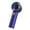 Purple, variant on Portable Mini Desk Fan 100 Wind Levels USB Charging Digital Screen For Office