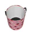 thumbnail image 3 of Gaeub Strawberry and Ladybugs Dirty Clothes Storage Basket, Toy Storage Bin for Storing Clothing, Diapers, Toys - Medium, 3 of 8