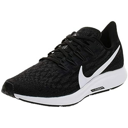 Nike Air Zoom Pegasus 36 Women's Running Shoe Black/White-Thunder Grey Size 10.0