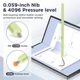thumbnail image 3 of Lápiz capacitivo TONGATE para Samsung Galaxy Z Fold 6/5 S Pen Fold, 3 of 8
