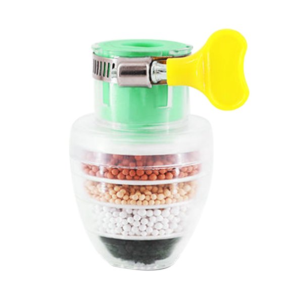 Filtro de purificación de agua para grifo de cocina, sistema de ahorro de agua con filtración de 6 etapas, reducción de metales pesados, solución segura de agua potable para el hogar y el baño