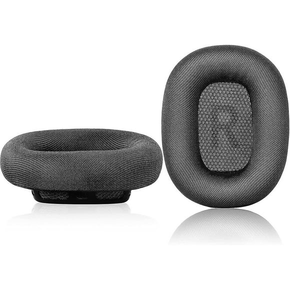 Replacement Memory Foam & Mesh Fabric Ear Cushion Pads Cover Compatible With Apple Airpods Max Headphone Only (space Gray)