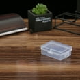 thumbnail image 3 of Portable Transparent Jewelry Box Mini Pills Parts Nails Screws Organizer Sealed Storage Case, 3 of 9